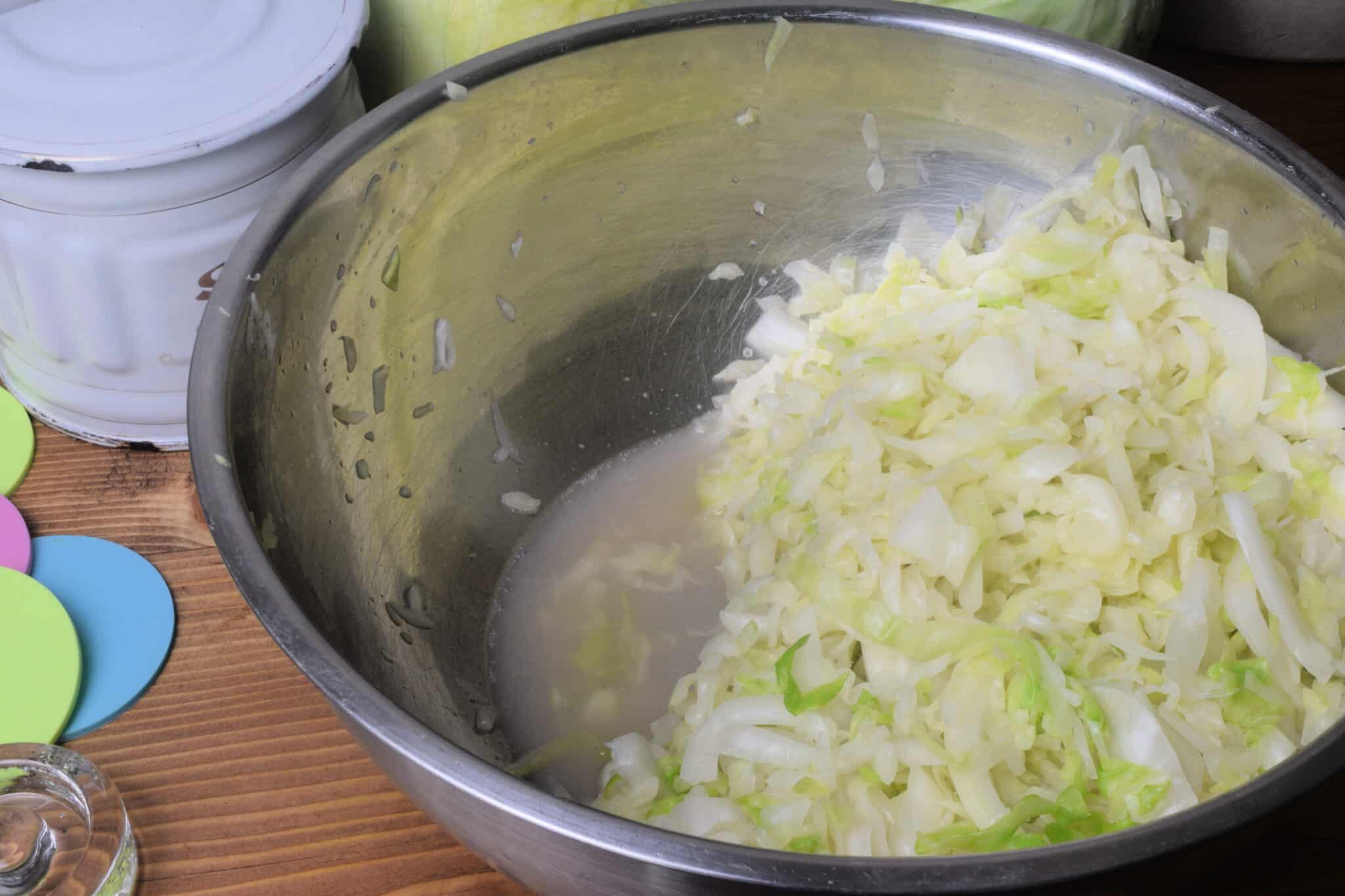 How To Make Fermented Sauerkraut (coleslaw recipe) Idie's Farm