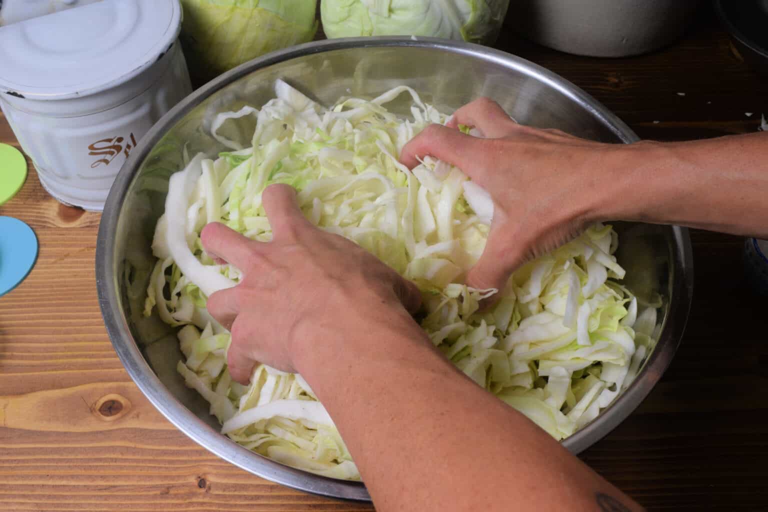 How To Make Fermented Sauerkraut (coleslaw recipe) Idie's Farm