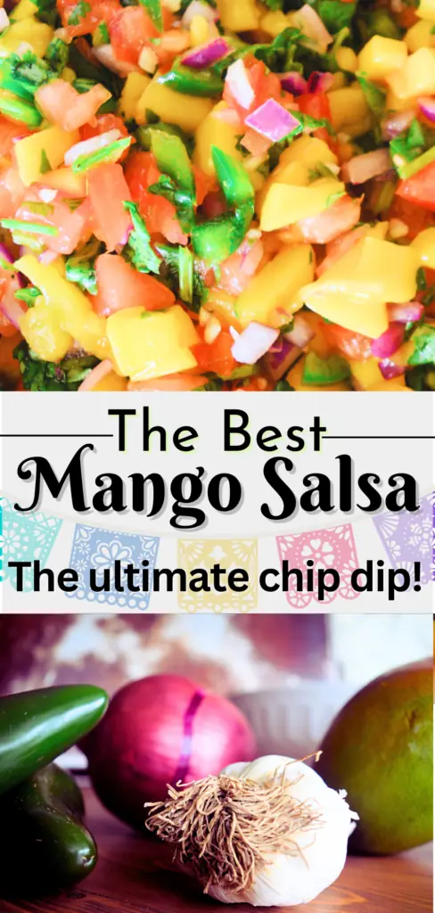 Easy mango salsa recipe for the perfect fish tacos.