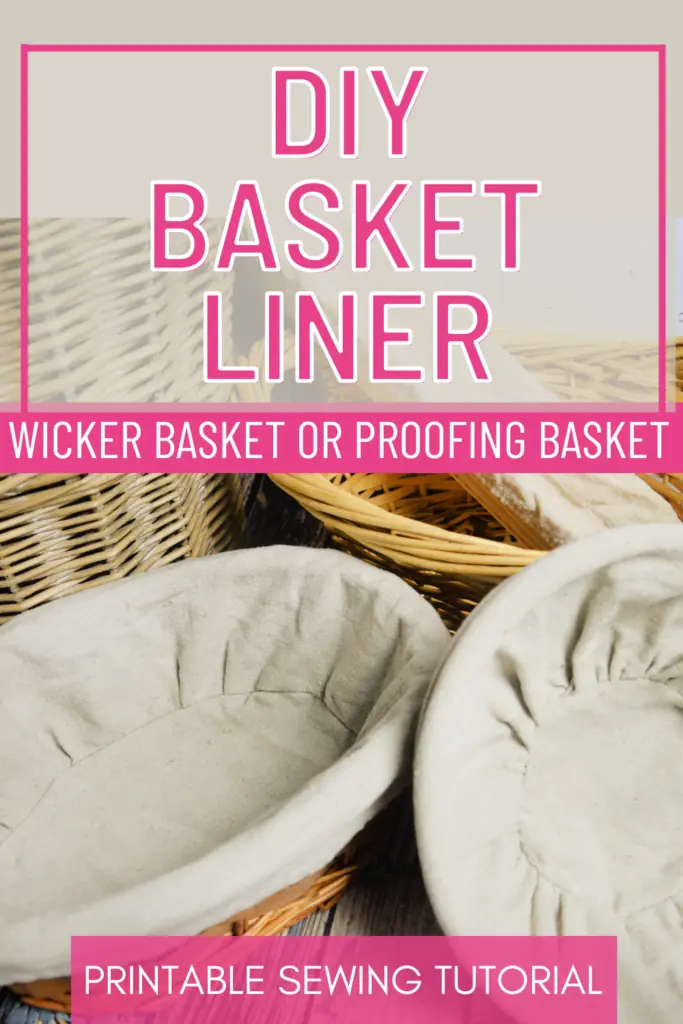 How To Make An Easy DIY Basket Liner (Sew Tutorial) - Idie's Farm