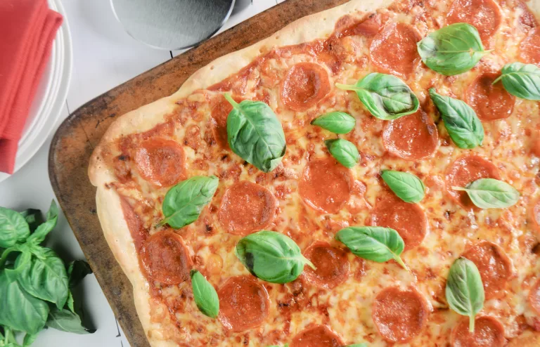 Easy Pepperoni Cheese Pizza Sourdough Discard Recipe