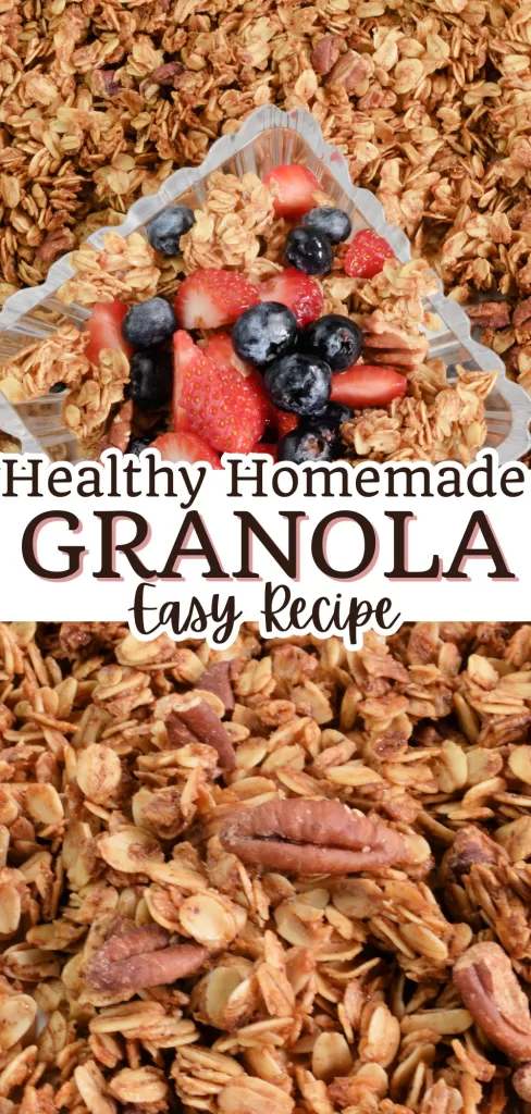 Homemade trail mix for Best Healthy Homemade Granola (Quick and Easy Recipe.