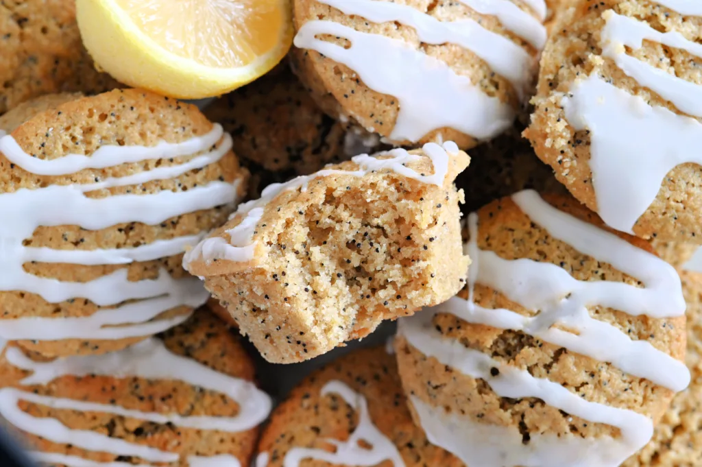 Just baked Milled Wheat Lemon Poppy Seed Sourdough Muffins.