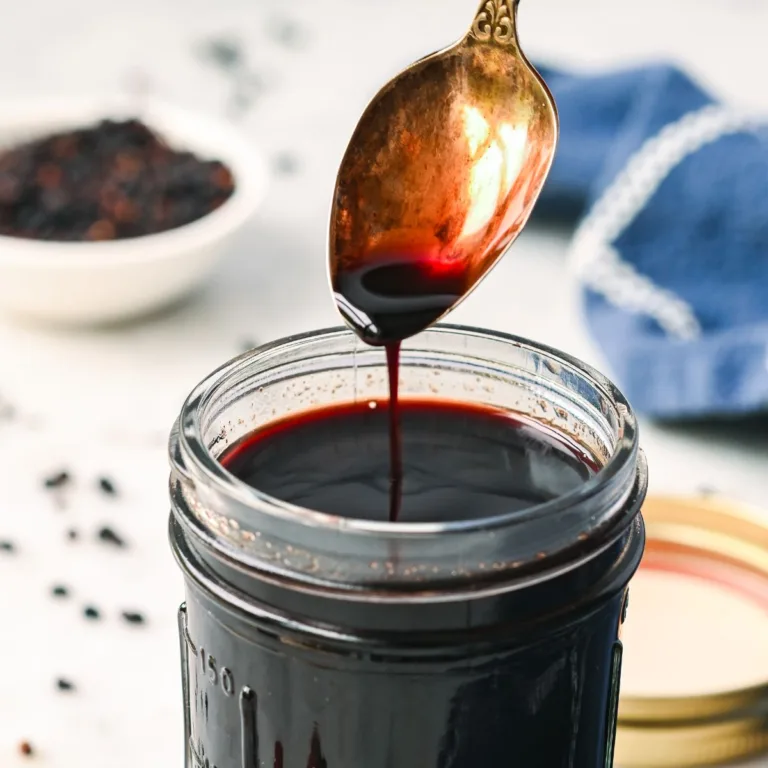 Elderberry Syrup Recipe (with Fresh or Dried Elderberries)